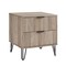 Manhattan Comfort DUMBO 2.0 Nightstand in Rustic Grey NS002-GY - alternate 7